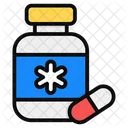 Pills Jar Antibiotic Bottle Medicine Jar Icon