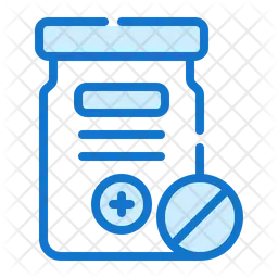 Pills jar  Icono