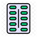 Pills Pack Bister Pill Packet Icon