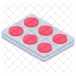 Pills Strip  Icon