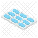 Pills Strip Capsules Drugs Icon