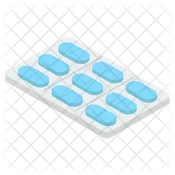 Pills Strip  Icon