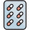 Pills Strip Capsules Icône