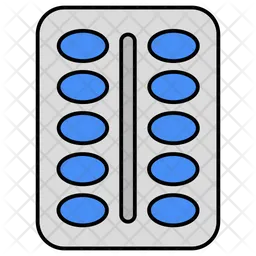 Pills Strip  Icon