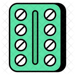 Pills Strip  Icon