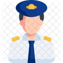 Pilot Male Professions Icon