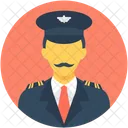 Pilot Aircrew Airline Icon