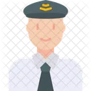 Pilot Airline Pilot Captain Icon