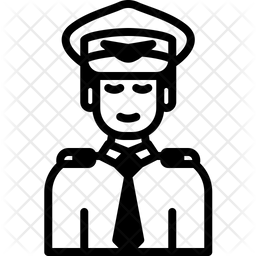 Pilot Icon - Download in Glyph Style