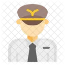 Pilot Airplane Aviator Icon