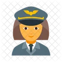 Pilot female  Icon
