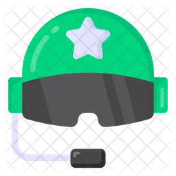 Pilot Helmet  Icon