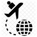 Ausland Flugzeug Genossenschaft Symbol
