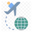 Ausland Flugzeug Genossenschaft Symbol