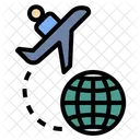 Ausland Flugzeug Genossenschaft Symbol