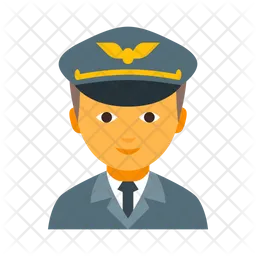 Pilot male  Icon