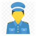 Taxi Chauffeur Profession Icône