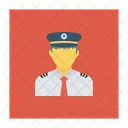 Piloto Avatar Trabajador Icono