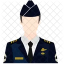 Piloto Avatar Mujer Icono