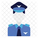 Piloto Avatar Hombre Icono