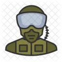 Piloto militar  Ícone