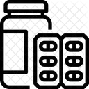 Pilule Medecine Comprime Icône