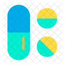 Medicaments Pilules Bande De Pilules Icône