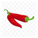 Piment Rouge Legume Bio Icon