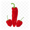 Piment Rouge Legume Bio Icon