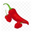 Piment Rouge Legume Bio Icon