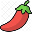 Pimenta Pimenta Vermelha Picante Ícone