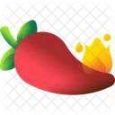Pimenta Comida Indiana Ícone