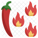 Pimenta quente  Ícone