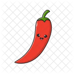 Pimiento rojo  Icono