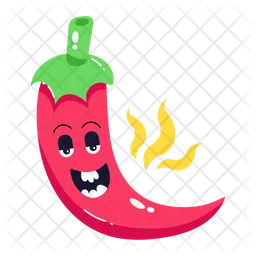 Pimiento rojo  Icono