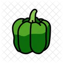 Pimiento Verde Pimientos Verde Icono