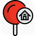 Pin Home Map Icon