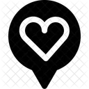 Pin Favorite Heart Icon