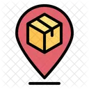 Pin Package Delivery Icon