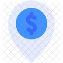 Pin Money Dollar Icon