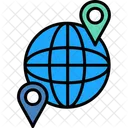 Pin Earth Global Icon