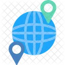 Pin Earth Global Icon