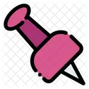 Pin Push Thumbtack Icon