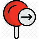 Pin Arrow Map Icon