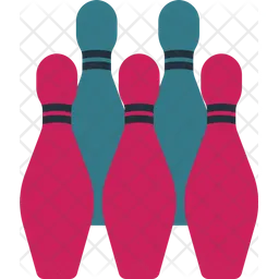 Pin Bowling  Icon