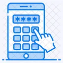 Pin Code Mobile Password Mobile Security Icon