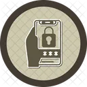 Pin Code Hand Holding Phone Password Icon