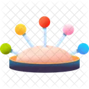 Pin Cushion Sewing Pin Icon