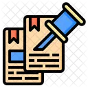 Pin Document Email Icon
