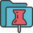 Pin Folder  Icon